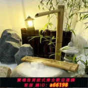 御品名匯 【台灣公司 可開發票】竹流水擺件循環水水缽盆造景觀排泵石槽缸過濾器戶外庭院擺件驚鹿