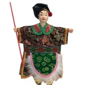 【A-ONE 匯旺】武松 布袋戲偶 送台灣造型 國旗裝飾布貼 戲偶架 表演 生 布偶人偶 戲偶手偶玩偶(布袋戲)