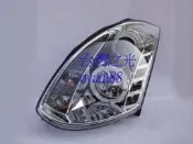《※台灣之光※》全新INFINITI G35 03 04 05年前期COUPE 2D LED燈眉樣式魚眼晶鑽大燈組