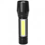 含稅原廠保固一年含電池KINYO充電式32W鋁合金 LED變焦手電筒(LED-501)
