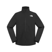 【The North Face】男 可套式防潑水軟殼外套 AP《黑》8G72/登山/立領外套/風衣