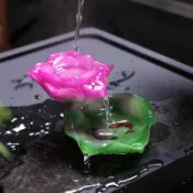茶寵🌟變色茶寵擺件 創意荷花螃蟹白菜牛清倉茶玩茶桌茶臺裝飾擺件石雕擺件龍龜擺件小和尚擺件茶寵 變色貔貅擺件