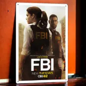 聯邦調查局FBI 影集鐵皮畫金屬海報掛畫 🇹🇼臺灣製造全現貨本島直出 FBI