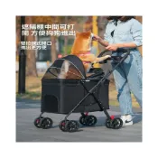 (店+)可開發票✨免運 寵物推車遛狗狗貓咪拉車外出小型犬寵物車輕便可折疊分離