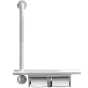 (店+)【EARISE 雅蘭仕】衛浴儲物盒卷紙器扶手組合 老人安全欄杆(手組合 老人安全欄杆)