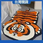 客製化🌈有貨ins風仿羊絨毛絨地毯 加厚胖虎地墊 臥室床邊地毯吸水浴室防滑腳墊 可愛防滑腳墊 門口 衛生間進地毯