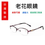旭初 老花眼鏡 濾藍光 隔日到貨 閱讀眼鏡 流行鏡框 優抗420 型號1012