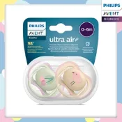 【 PHILIPS AVENT 飛利浦新安怡 】 超透氣矽膠安撫奶嘴-卡通系列 0-6M SCF085/14