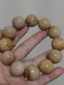 天然漂亮稀有 泰國 龍宮舍利 大串手珠 ~~ 20mm ~~ 純原礦原石打磨而成 磁場能量超強 ~~ T8