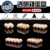 【台灣出貨】透明塑膠雞蛋盒｜雞蛋包裝盒｜雞蛋收納盒｜塑膠蛋盒｜防摔雞蛋盒｜廚房收納盒