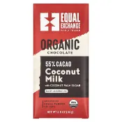 【iHerb】公平交易, 有機巧克力，椰奶和可可椰子糖，55% 可可，2.8 盎司（80 克）