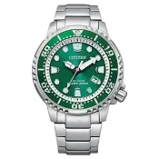 CITIZEN 星辰 PROMASTER BN0158-85X 時尚光動能男腕錶/綠 44mm