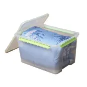 【真心良品】KEYWAY四面環扣密封整理箱53.5L-2入(MIT台灣製 好運密封置物箱 玩具/雜物/衣物 收納箱)