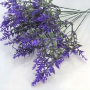 仿真植物薰衣草 人造塑膠綠植 室內外裝飾麥穗 紫色花束 假葉子綠植
