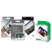 (店+)【FUJIFILM 富士軟片】instax wide 寬幅底片 拍立得底片 公司貨 黑框 黑白復刻片 拉絲金屬 漸層金屬 