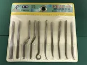 [瑞利鑽石] 鑽石異型短銼刀FBM-90  10支組(26年七月原物料調漲)