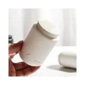 (店+)路寶遠山小號寵物骨灰紀念罐 粗陶磨砂茶葉儲物罐 便攜旅行小茶倉