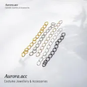 Aurora.acc｜延長鍊｜尾鏈｜加長鍊｜延長鏈｜鎖骨項鍊｜奧蘿菈飾品｜飾品DIY｜送 耳扣｜龍蝦扣 連接環 小紅書