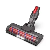 【deen Z】適用Dyson吸塵器 V10/V11/V15 絨毛 刷毛 輕巧版吸頭 加寬電動刷頭 LED照明(重量減輕 便利清潔)