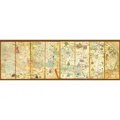 【雷諾瓦】古地圖1375年/3000片拼圖/長幅/EDUCA(中秋送禮/中秋禮物/益智/桌遊/療癒/收藏)