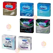 Durex 杜蕾斯 超薄/活力/激情/潤滑/雙悅愛潮/飆風碼/AIR輕薄幻隱/AIR輕薄幻隱激潮 3入 保險套