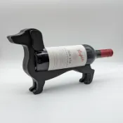 廢物專賣店 臘腸狗紅酒架 臘腸犬紅酒架 酒瓶懸空架 紅酒架 葡萄酒架 香檳架 生日禮物 交換禮物 酒瓶架 酒瓶展示架