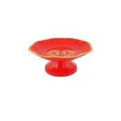 (店+)台灣製  蓮花高腳敬果盤16/18/20cm 福祿壽禧 敬果盤 水果盤 中元 敬神 神明 祖先 虎爺 供盤 拜拜盤