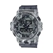 【CASIO 卡西歐】G-SHOCK 灰透冰川 雙顯男錶 防水200米 耐衝擊 抗磁 (GA-700SK-1A)