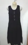 二手　黑色無袖洋裝　【服飾專區】☆流星百寶屋☆