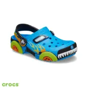 Crocs 卡駱馳(童鞋) Classic 經典系列 經典怪獸卡車 T Clog克駱格-霓虹海藍色 211305-4OS
