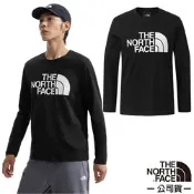 【The North Face】男 FLASHDRY 吸濕透氣排汗長袖圓領T恤.上衣_8AMJ-JK3 宇宙黑