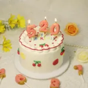 🌈草莓生日蠟燭🌈數字蠟燭 仿真巧克力 蛋糕裝飾 創意蠟燭 烘焙 蛋糕裝飾 蛋糕佈置 生日派對 生日蠟燭 蛋糕蠟燭