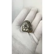 ［小品龍紋原形］龍紋石原形拋光［打洞無配件］：可DIY製成項鍊或鑰匙圈或裝飾材料 L2607002