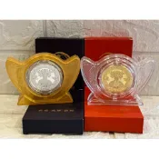 🍁2024年龍年🍁 龍年招財錢母 紫南宮項鍊 套幣  招財錢母 金銀幣   ⭐️現貨全新⭐️