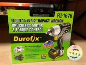 ∞沙莎五金∞Durofix車王德克斯RI1676 14.4V電動板手.衝擊板手