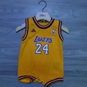 NBA Store 官網ADIDAS新生兒包屁衣柯比·布萊恩 Kobe Bryant洛杉磯湖人隊詹姆斯JAMES