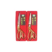 (店+)【LIFE 來福牌】LIFE 徠福 開幕剪刀 2041 金剪刀 24cm/一支入 台灣製 鍍金剪綵剪刀 裁縫專用剪刀