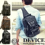 🏷️日本 DEVICE 單肩包 斜背包 側背包 後 背包 胸包 包包 上班 上學 通勤 通學 黑 卡其 棕 綠 TC布
