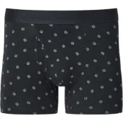 (店+)【UNIQLO】UNIQLO優衣庫 鬆緊中腰滿印平角內褲 男款 1條裝