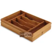 bonJOIE 品味決醒 ::bonJOIE:: 德國雙人牌 竹製餐具收納盒 ( 不銹鋼 湯匙 刀子 叉子 筷匙 刀叉 收納盤 木盒 木盤 木頭盒 木頭盤 竹子製 德國雙人 雙人牌 )