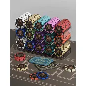 《4AM寅選》 德州撲克 獨家籌碼 套裝 專業 完整 鋁箱 黏土 專用 撲克牌 Texas hold＇em 麻將