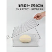 【臺灣出貨】帶蓋冰箱收納冷凍盒家用食品保鮮分隔抽屜式整理蔬菜分類儲物盒【秒殺】