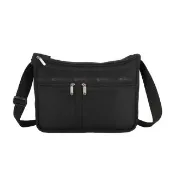 【Lesportsac】Deluxe Everyday Bag 奢華斜背包(7507) 永恒黑