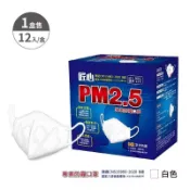 923就愛傘 【匠心】PM2.5 新B級 防霾口罩-成人 L尺寸-12入/盒 (白色)