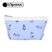 Lesportsac Small Sloan Cosmetic 小梯形化妝包 收納包 盥洗包 女包(雪地小企鵝) 學生錶