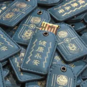 【佰佳客製】【香火袋】訂製 紀念品 御守 皮套 媽祖 平安 祈福袋 PU皮 護身符 香囊 吊飾