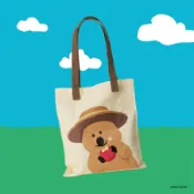 elephant cuppa × Dinotaeng帆布袋/ 野餐袋Quokka款 eslite誠品