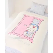 ♥寶兒私櫥♥Gelato Pique 毯子 Doraemon 舒適軟綿綿毛絨 羽毛紗寶寶毯【25H111303】