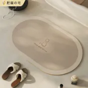 【客製地墊 | 環保無味】 ins奶油風浴室地墊 矽藻土軟地墊 速乾防滑 珪藻土地墊 強吸水地墊 腳踏墊 廁所地墊
