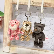 [現貨🇯🇵🔜] NICI 花豹 粉紅豹 森林動物 動物園 吊飾 金屬環 包包掛件 頑皮豹 日本代購 動物 療癒 交換禮物